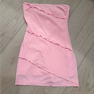 Lucy in the Sky Blush Strapless Dress